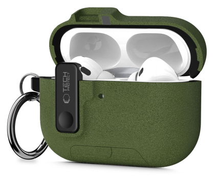 Pozostałe TECH-PROTECT Slim Hook Do Apple Airpods Pro 3 Olive Green 5906302333271
